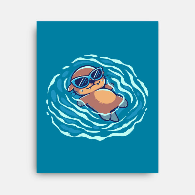 An Otterly Good Summer-None-Stretched-Canvas-TechraNova