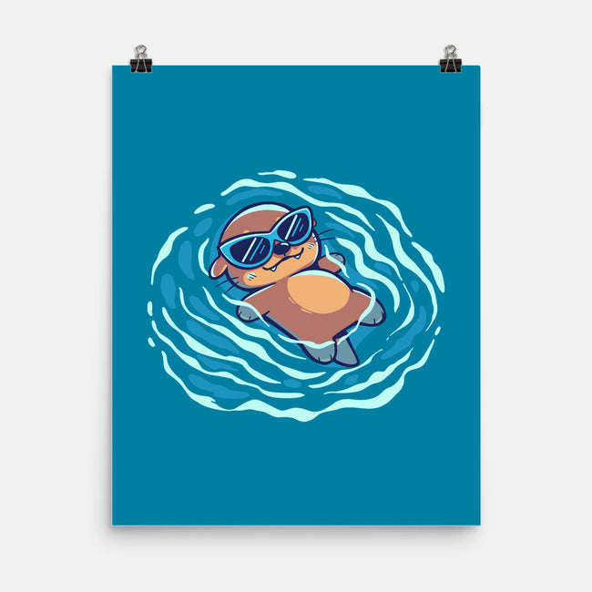 An Otterly Good Summer-None-Matte-Poster-TechraNova