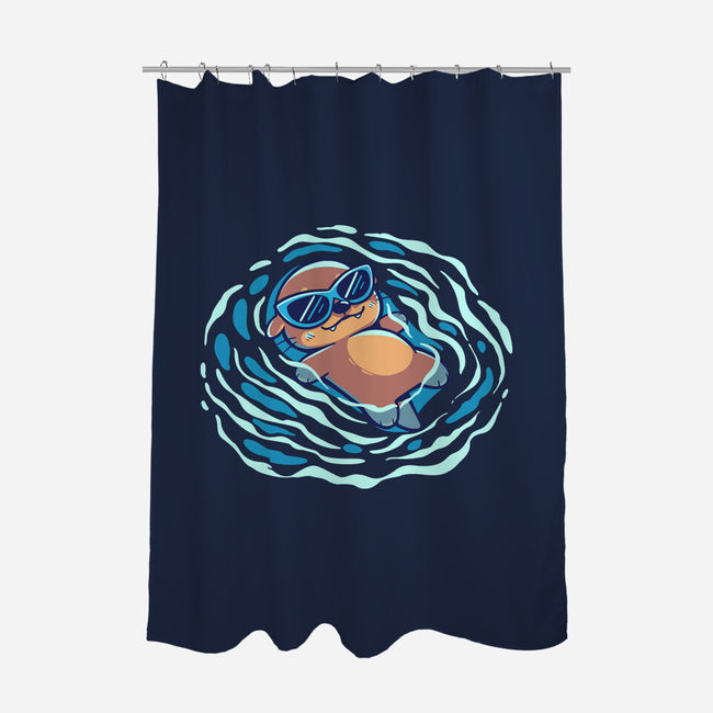 An Otterly Good Summer-None-Polyester-Shower Curtain-TechraNova