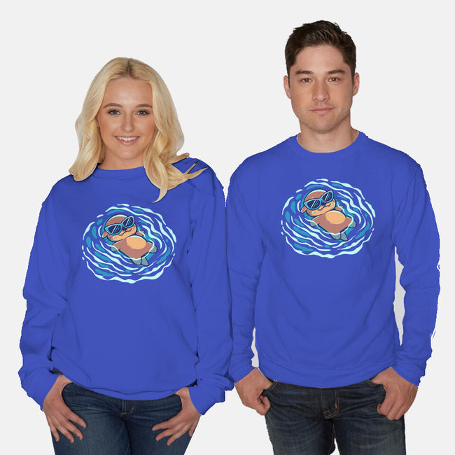 An Otterly Good Summer-Unisex-Crew Neck-Sweatshirt-TechraNova