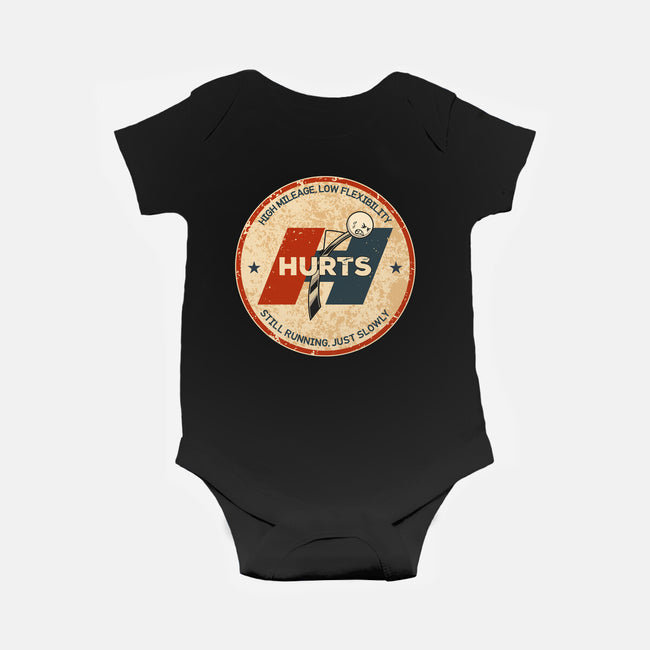 Performance Hurts-Baby-Basic-Onesie-retrodivision