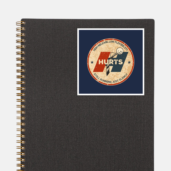Performance Hurts-None-Glossy-Sticker-retrodivision