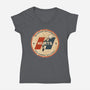 Performance Hurts-Womens-V-Neck-Tee-retrodivision