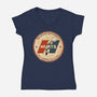Performance Hurts-Womens-V-Neck-Tee-retrodivision