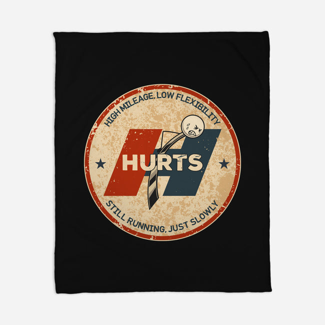 Performance Hurts-None-Fleece-Blanket-retrodivision