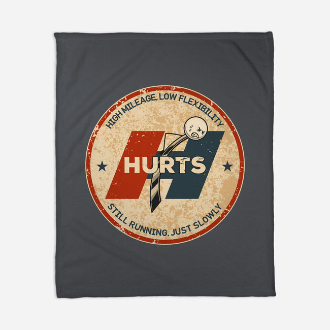Performance Hurts-None-Fleece-Blanket-retrodivision