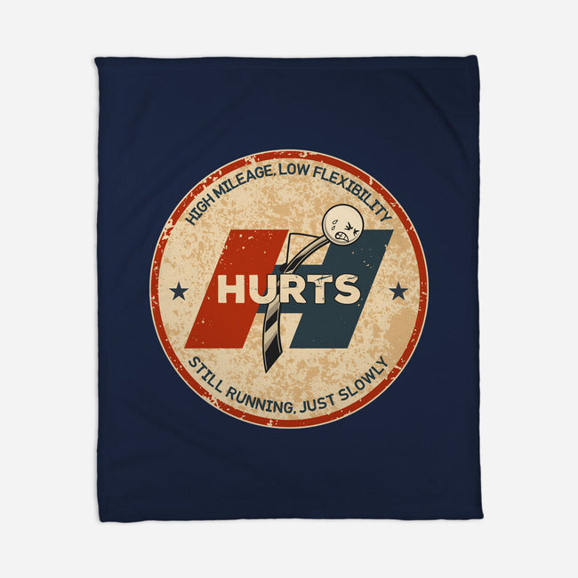 Performance Hurts-None-Fleece-Blanket-retrodivision
