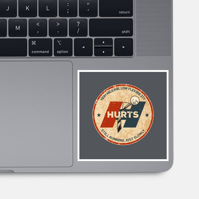 Performance Hurts-None-Glossy-Sticker-retrodivision