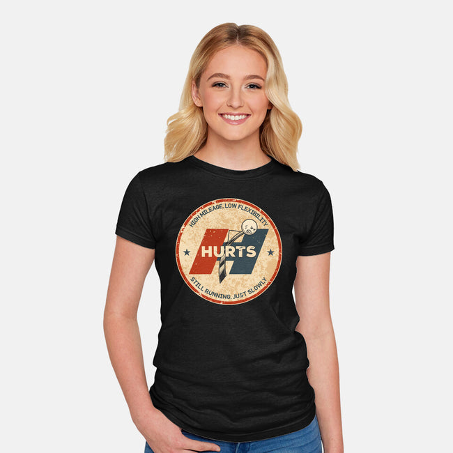 Performance Hurts-Womens-Fitted-Tee-retrodivision