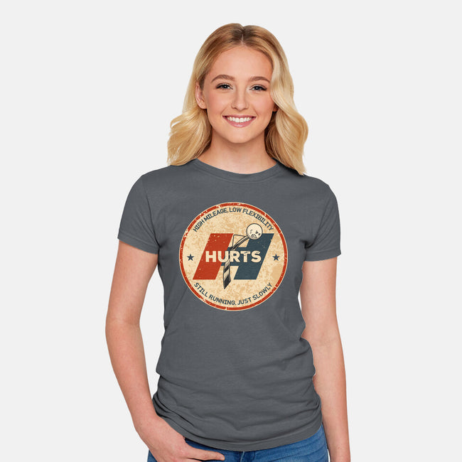Performance Hurts-Womens-Fitted-Tee-retrodivision
