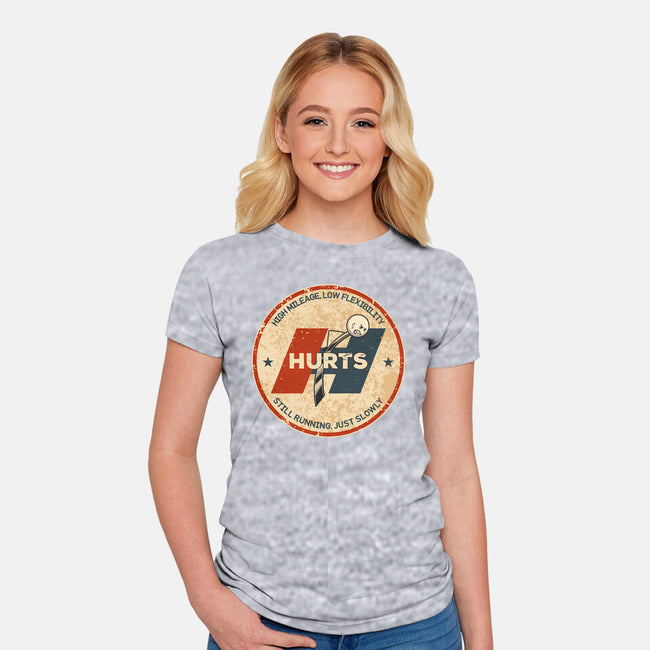 Performance Hurts-Womens-Fitted-Tee-retrodivision