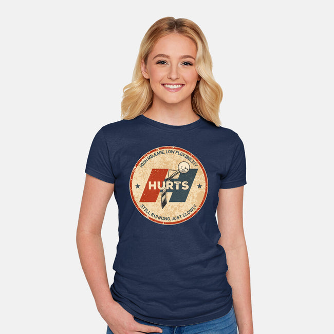 Performance Hurts-Womens-Fitted-Tee-retrodivision