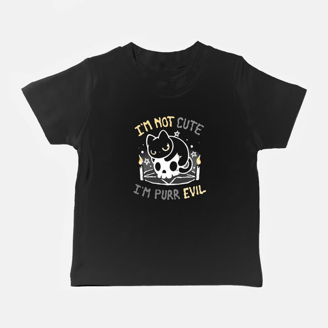 I Am Purr Evil-Baby-Basic-Tee-Vallina84