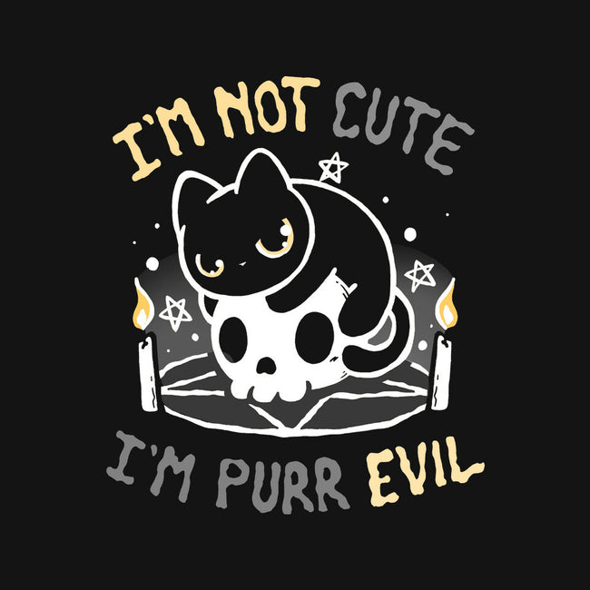 I Am Purr Evil-Womens-V-Neck-Tee-Vallina84