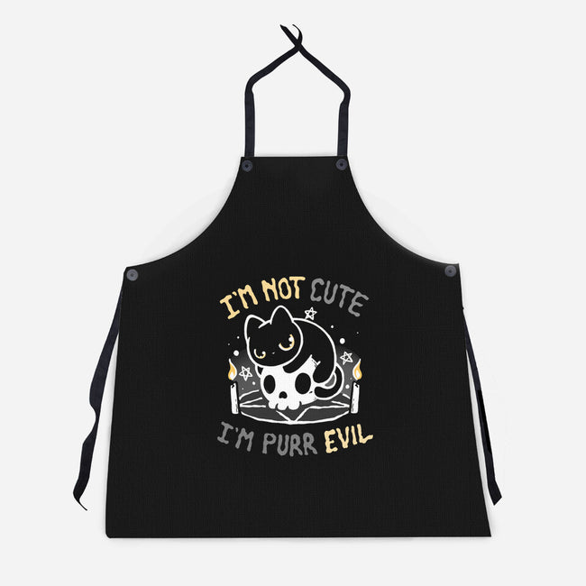 I Am Purr Evil-Unisex-Kitchen-Apron-Vallina84