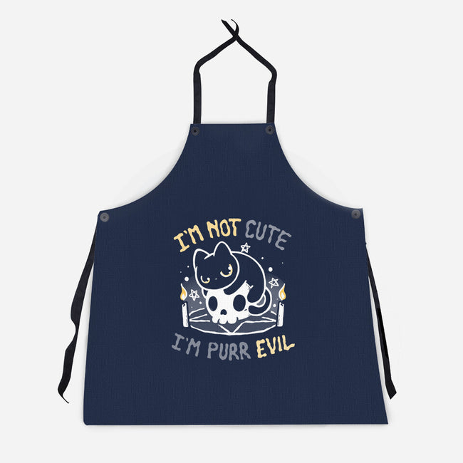 I Am Purr Evil-Unisex-Kitchen-Apron-Vallina84