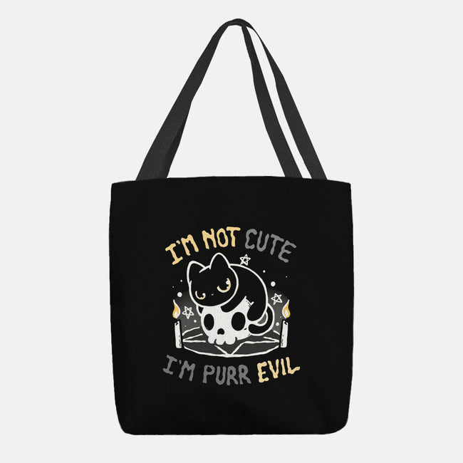 I Am Purr Evil-None-Basic Tote-Bag-Vallina84