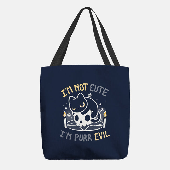 I Am Purr Evil-None-Basic Tote-Bag-Vallina84