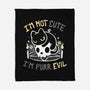 I Am Purr Evil-None-Fleece-Blanket-Vallina84