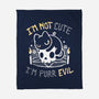 I Am Purr Evil-None-Fleece-Blanket-Vallina84