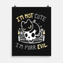I Am Purr Evil-None-Matte-Poster-Vallina84