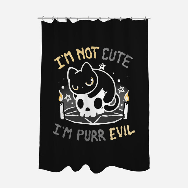 I Am Purr Evil-None-Polyester-Shower Curtain-Vallina84