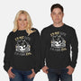 I Am Purr Evil-Unisex-Crew Neck-Sweatshirt-Vallina84
