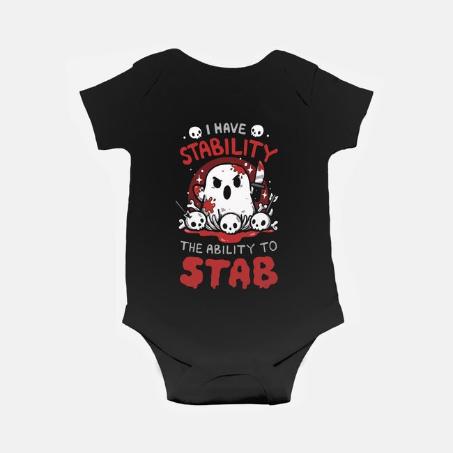 I Have Stability-Baby-Basic-Onesie-Vallina84