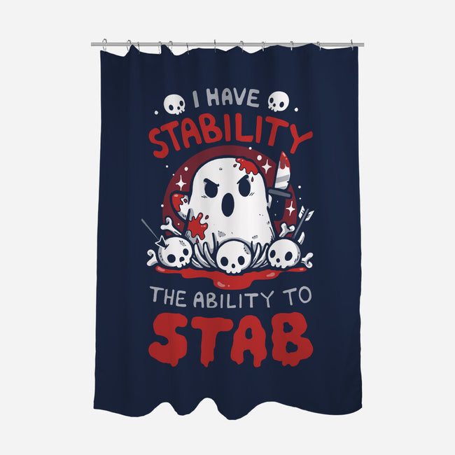 I Have Stability-None-Polyester-Shower Curtain-Vallina84