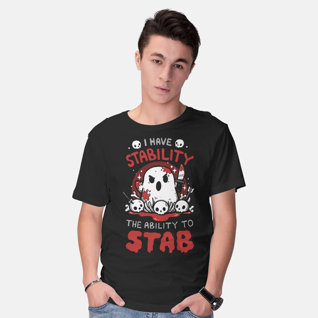 I Have Stability-Mens-Basic-Tee-Vallina84