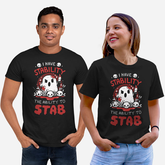 I Have Stability-Unisex-Basic-Tee-Vallina84
