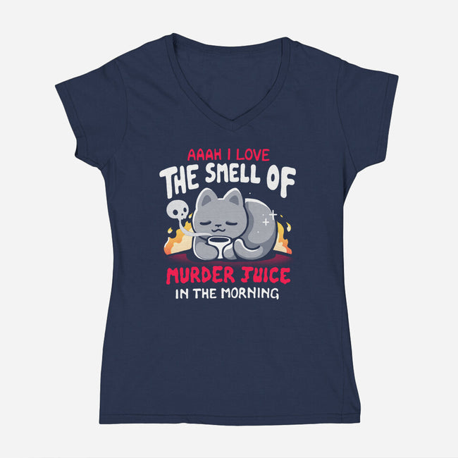 Murder Juice-Womens-V-Neck-Tee-Vallina84
