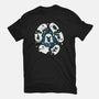Ghosts Kittens-Unisex-Basic-Tee-Vallina84