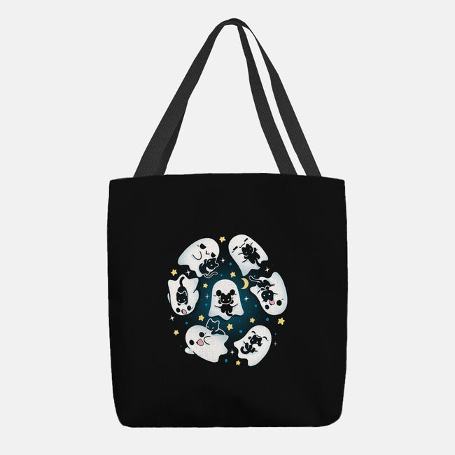 Ghosts Kittens-None-Basic Tote-Bag-Vallina84