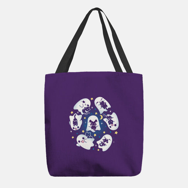 Ghosts Kittens-None-Basic Tote-Bag-Vallina84