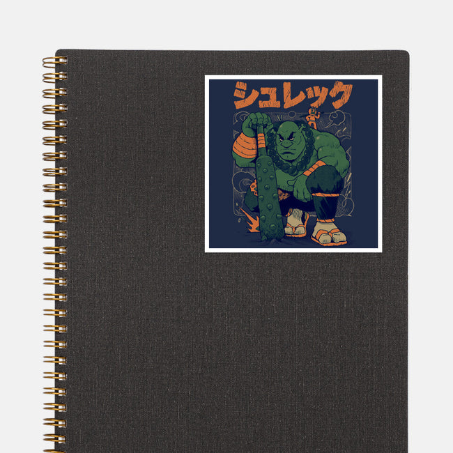 Shurekku Oni-None-Glossy-Sticker-Bruno Mota