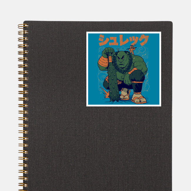 Shurekku Oni-None-Glossy-Sticker-Bruno Mota