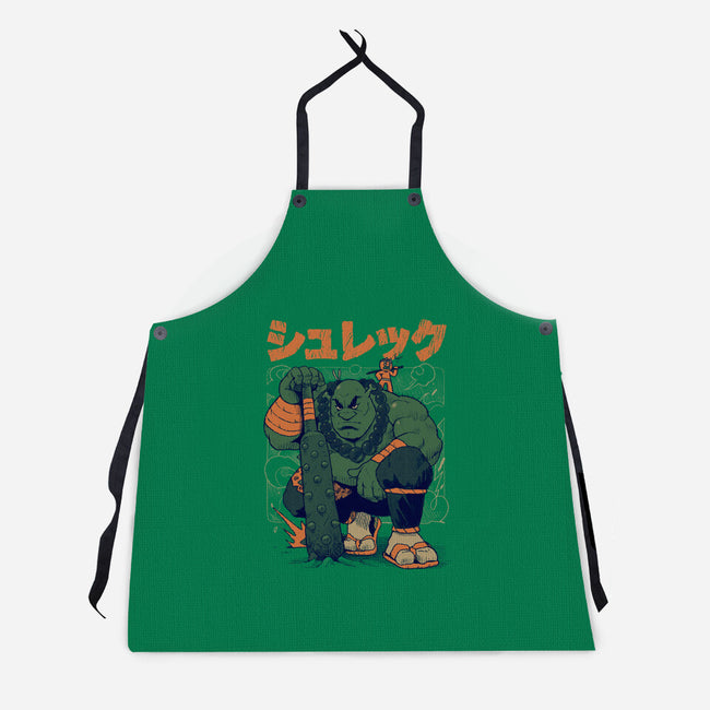 Shurekku Oni-Unisex-Kitchen-Apron-Bruno Mota