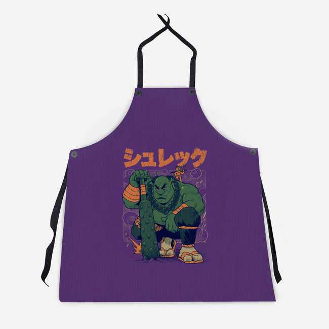 Shurekku Oni-Unisex-Kitchen-Apron-Bruno Mota