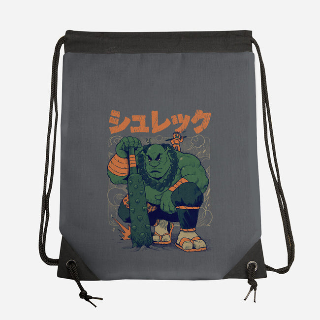 Shurekku Oni-None-Drawstring-Bag-Bruno Mota