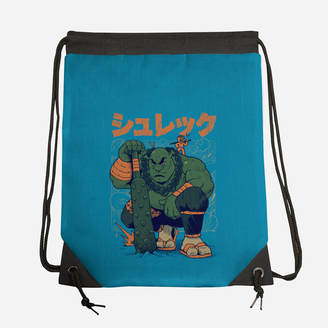 Shurekku Oni-None-Drawstring-Bag-Bruno Mota