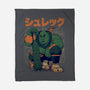 Shurekku Oni-None-Fleece-Blanket-Bruno Mota