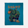 Shurekku Oni-None-Fleece-Blanket-Bruno Mota