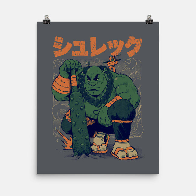 Shurekku Oni-None-Matte-Poster-Bruno Mota