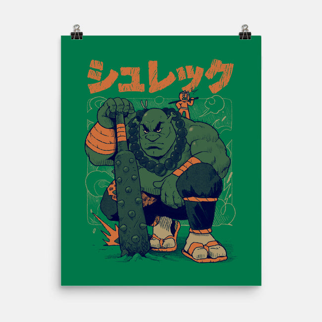 Shurekku Oni-None-Matte-Poster-Bruno Mota