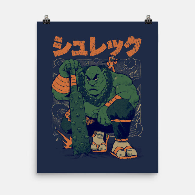 Shurekku Oni-None-Matte-Poster-Bruno Mota