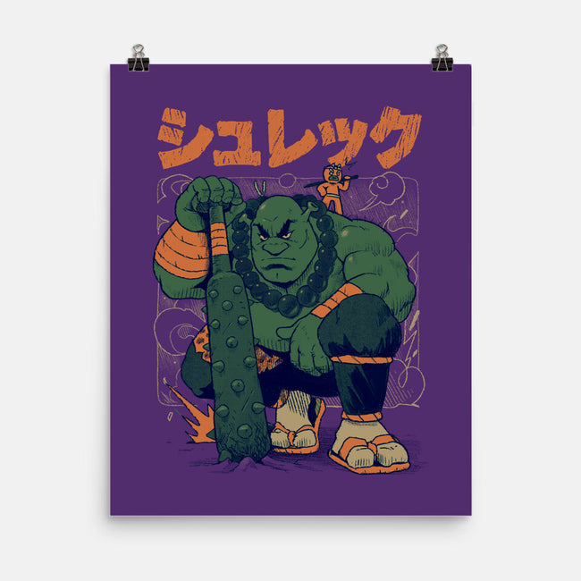 Shurekku Oni-None-Matte-Poster-Bruno Mota