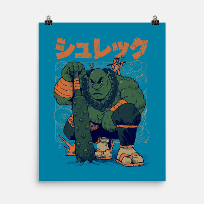 Shurekku Oni-None-Matte-Poster-Bruno Mota