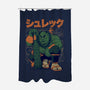 Shurekku Oni-None-Polyester-Shower Curtain-Bruno Mota