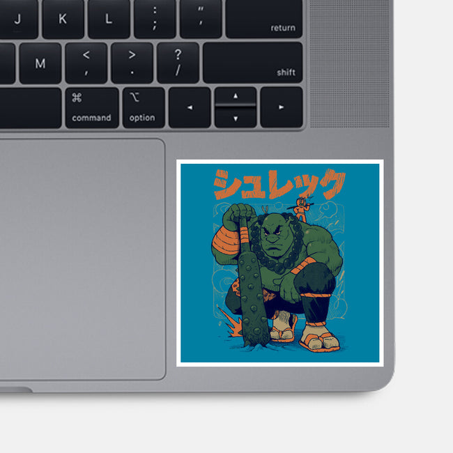 Shurekku Oni-None-Glossy-Sticker-Bruno Mota